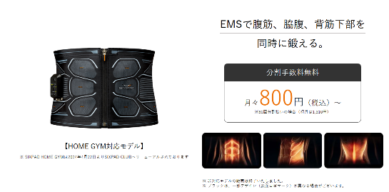 公式サイトはレンタルではなく分割払い(計5年、60回払いで総支払い額は定価と同じ)